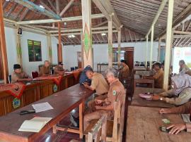 Kalurahan Ponjong Gelar Rapat Koordinasi Pamong